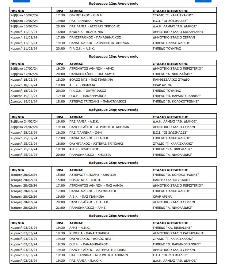 programma panetolikoy 22 end 2024