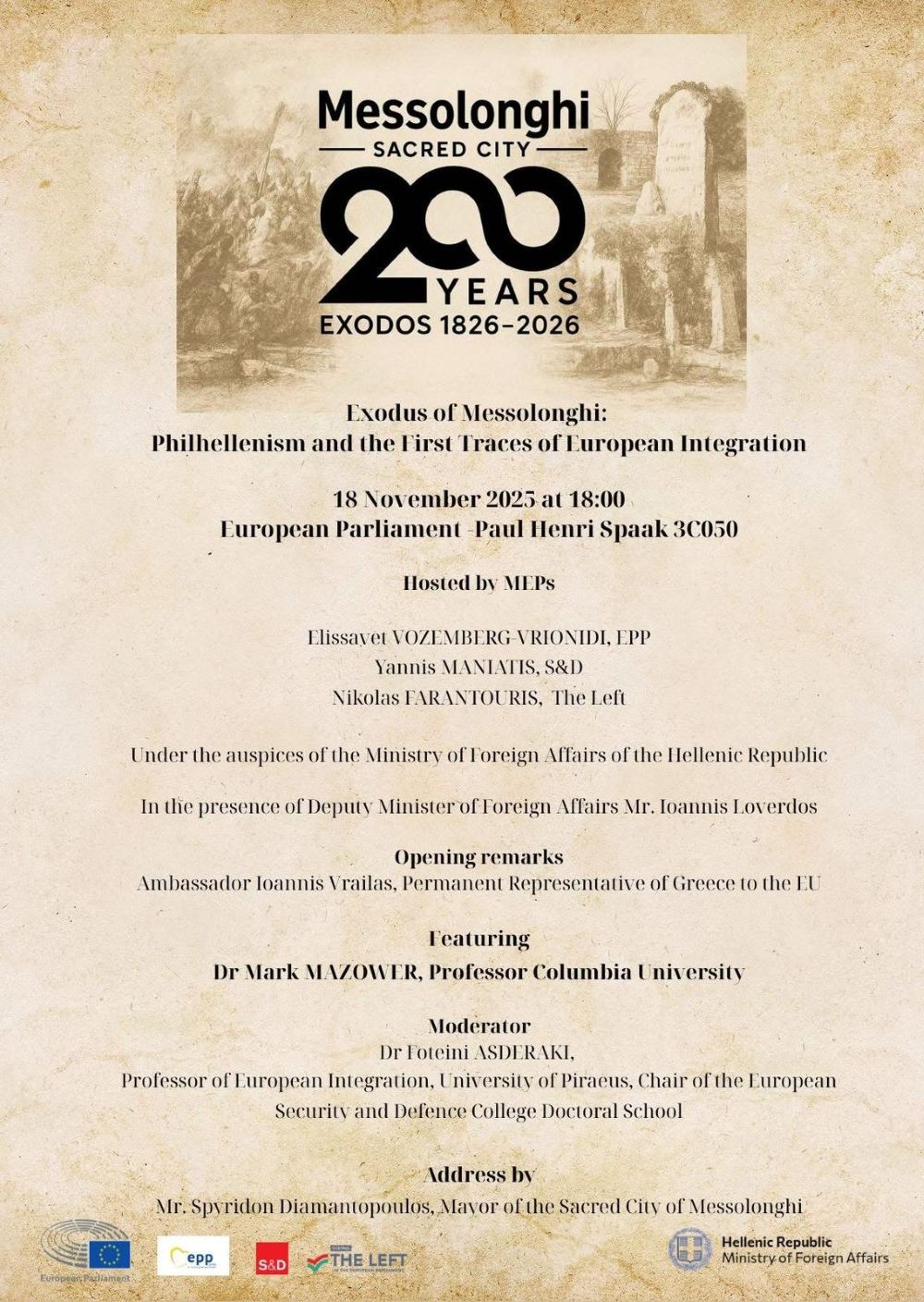 Exodus Of Messolonghi