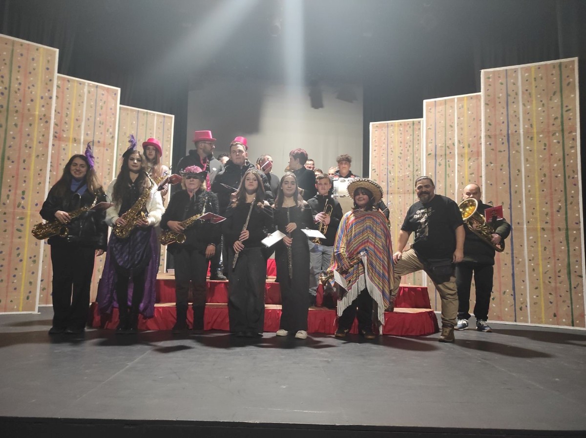 Pink Panthers Walking in Town