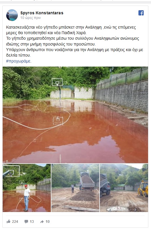 gipedobasket analipsi 17 5 2020