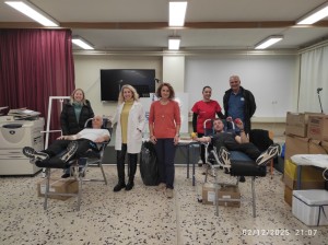 Εθελοντική Αιμοδοσία Εσπερινού Γυμνασίου – Γενικού Λυκείου Αγρινίου. Μεγάλη συμμετοχή και ισχυρό μήνυμα αλληλεγγύης