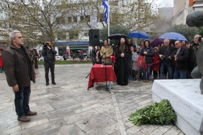 Κατάθεση στεφάνου από τον αντιπρόεδρο του ΓΦΣ Παναιτωλικός