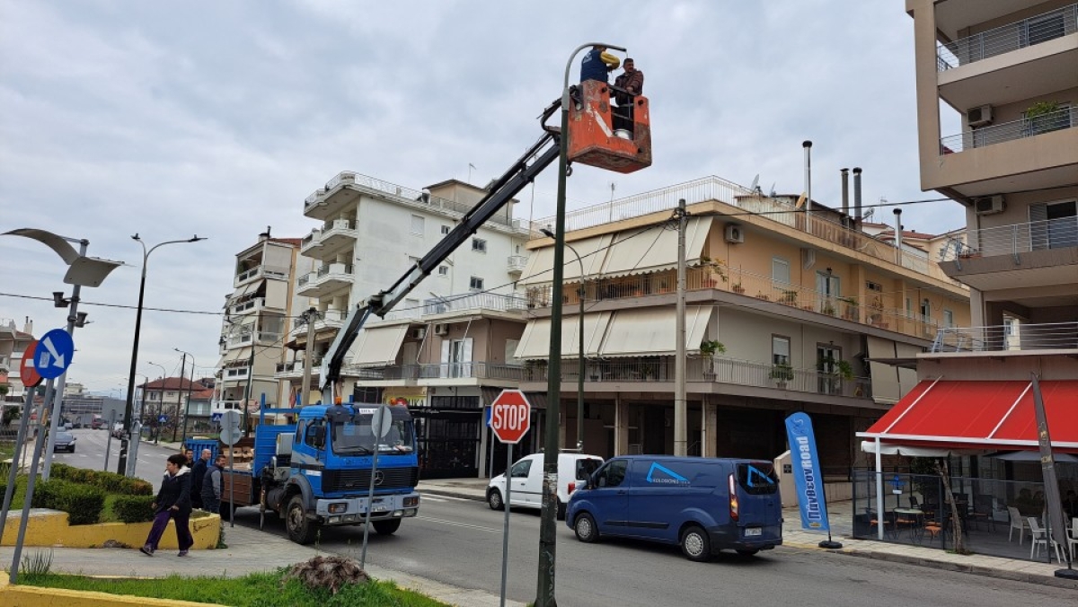 Εργασίες αναβάθμισης και εκσυγχρονισμού δικτύου ηλεκτροφωτισμού στο Αγρίνιο