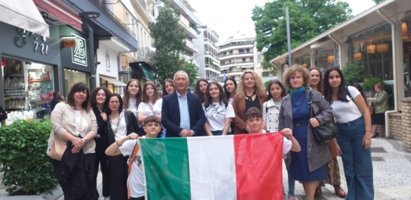 Ιταλούς μαθητές και εκπαιδευτικούς φιλοξένησε το Γυμνάσιο Γαβαλούς
