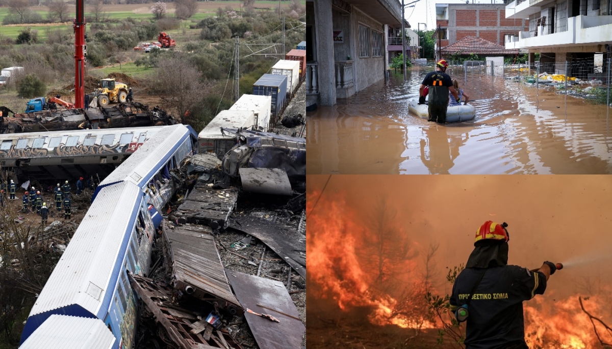 2023: Το έγκλημα στα Τέμπη, οι φωτιές και οι πλημμύρες – Τα γενονότα που «στιγμάτισαν» τη χρονιά που «φεύγει» (βίντεο)