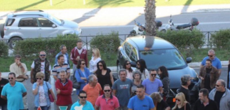 Μηχανοκίνητη διαμαρτυρία των εργαζομένων του Δήμου Μεσολογγίου