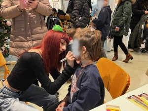 Face painting σε παιδικά προσωπάκια στην Παλαιά Δημοτική Αγορά Αγρινίου (φωτο)