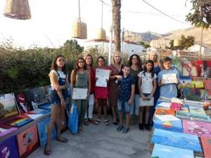 Με επιτυχία η 8η έκθεση ζωγραφικής των μαθητών του Εργαστηρίου Ζωγραφικής της Σπυριδούλας Ζερβουλη, στην Πάλαιρο