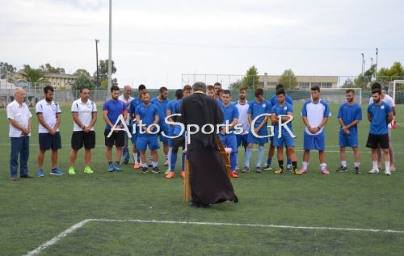 Αγιασμός και προπόνηση για την ΑΕΜ