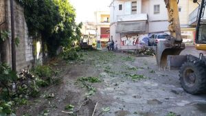 Αγρίνιο: Εργασίες ανάπλασης οδού Παναγοπούλου