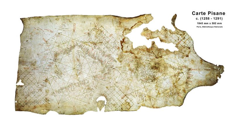Ποια τοπωνύμια της Αιτωλοακαρνανίας εμφανίζονται στον πιο παλιό πορτολάνο χάρτη του 1258-1291 μ.Χ.