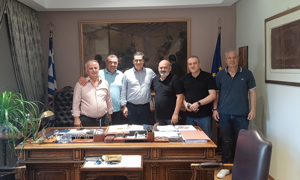 Συνάντηση ΠΑΕ Παναιτωλικός με Δήμαρχο Αγρινίου για τα έργα στο Γήπεδο