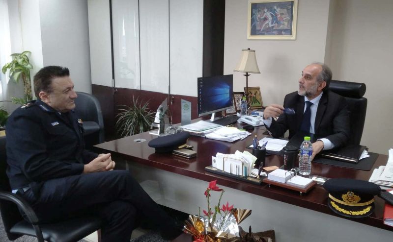 Συνάντηση του Περιφερειάρχη Απόστολου Κατσιφάρα με τον νέο Διοικητή των Πυροσβεστικών Υπηρεσιών Δυτικής Ελλάδος