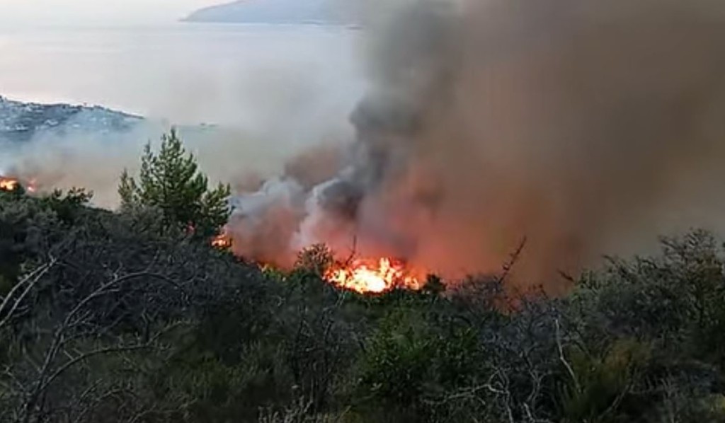 Φωτιά στη Ναύπακτο: «Αν δεν σημειωθεί κάποια αναζωπύρωση, σε λίγη ώρα θα τεθεί υπό έλεγχο» λέει ο Θ. Μαυρομμάτης