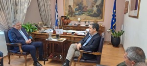 Με τον πρόεδρο της ΝΙΚΗΣ Δημήτρη Νατσιό συναντήθηκε ο Δήμαρχος Αγρινίου Γιώργος Παπαναστασίου