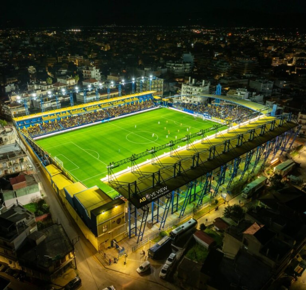 Από ψηλά το γήπεδο- «κουκλί» του Παναιτωλικού