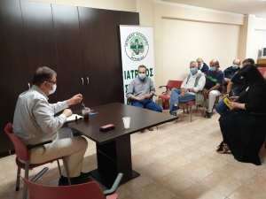 Συνάντηση Εξαδάκτυλου-Ιατρικού Συλλόγου Αγρινίου: «στήριξη στους γιατρούς του Νοσοκομείου για τις αδικαιολόγητες επιθέσεις που δέχθηκαν»