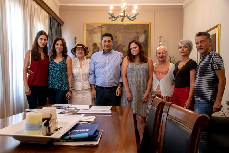 Συνάντηση με τον Δήμαρχο Αγρινίου στελεχών της κίνησης πολιτών «ΔΡΩ» για την προώθηση της «Πολιτιστικής Διαδρομής» της Αιτωλοακαρνανίας