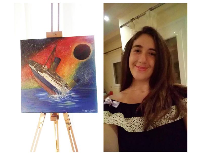 Μαθήτρια απο την Πάλαιρο κερδίζει το 2ο Βραβείο στον Γ&#039; Παγκόσμιο Καλλιτεχνικό Διαγωνισμό της ΕΠΟΚ στη ζωγραφική