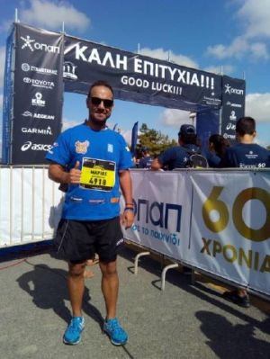 Συμμετείχε στον Ημιμαραθώνιο Κρήτης ο Αγρινιώτης αιμοκαθαιρόμενος αθλητής Μάριος Μαρκόπουλος