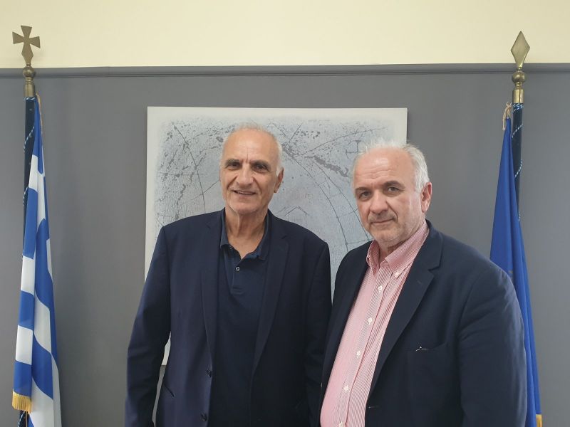 Συνάντηση του Δημάρχου Κώστα Λύρου με τον βουλευτή Αιτωλ/νίας Γ. Βαρεμένο
