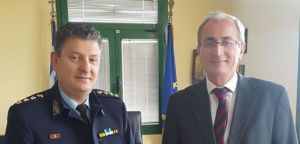 Συνάντηση δημάρχου Θέρμου με το νέο Αστυνομικό Διευθυντή Ακαρνανίας