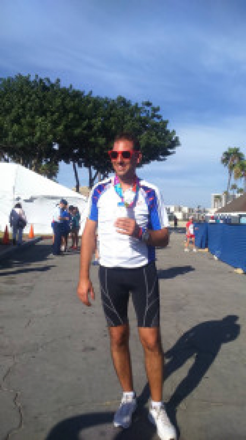 “Αργυρός” ο Μεσολογγίτης Γ. Νικάκης στην ποδηλασία στους special Olympics 2015