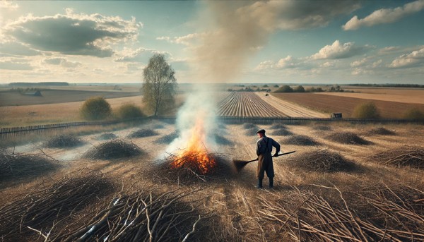 Καθολική απαγόρευση καύσης στην Περιφέρεια Δυτικής Ελλάδας, λόγω υψηλού κινδύνου πυρκαγιάς