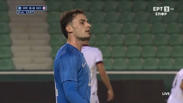 Εθνική Ελπίδων: Κερδισμένο πέναλτι ο Σμυρλής, ασίστ ο Κοντούρης