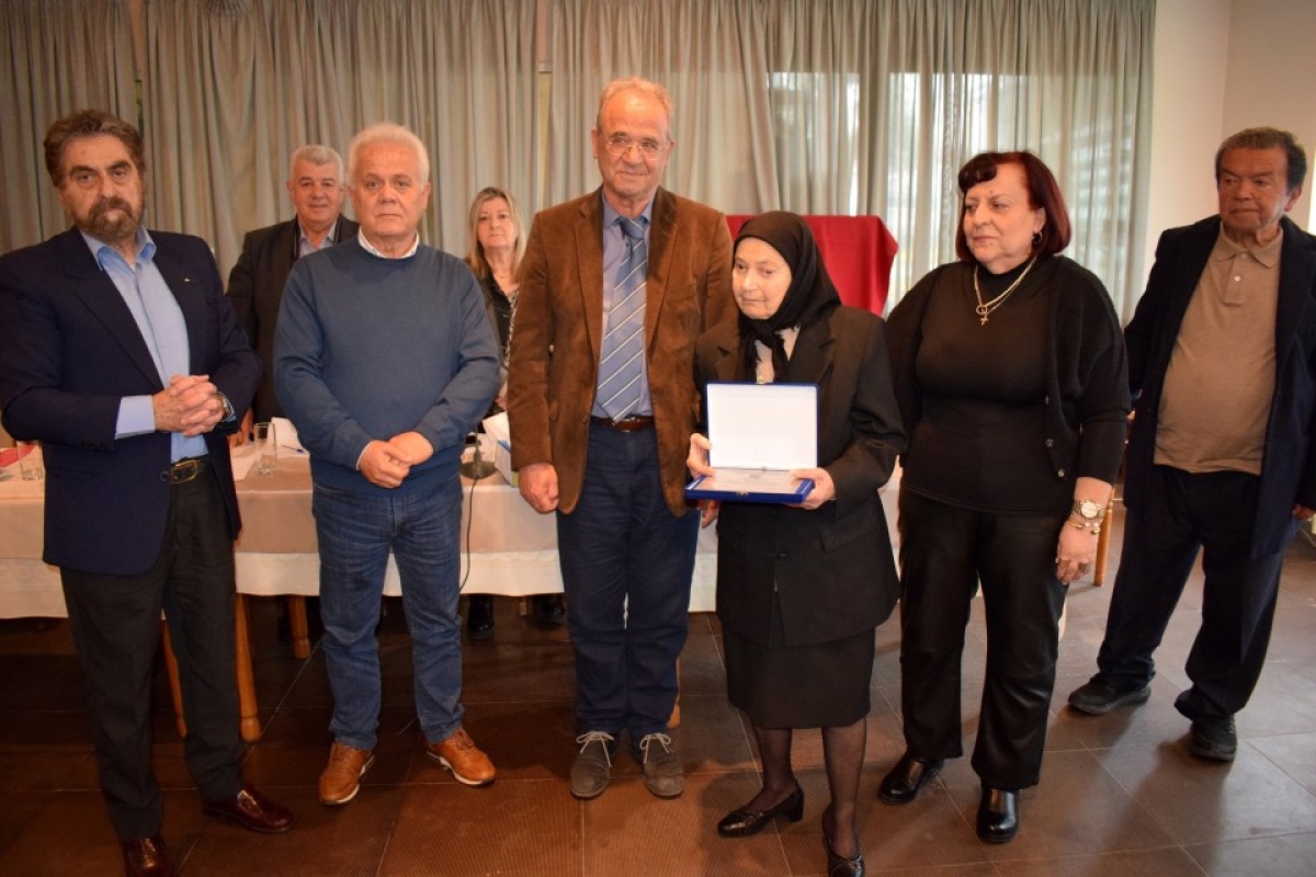 Βραβεύτηκε η Αθηνά Παπαχρήστου στη Γ.Σ. Συνταξιούχων ΟΤΕ Αιτωλ/νίας – Λευκάδας