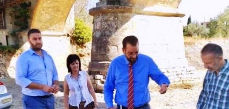 Αυτοψία Φαρμάκη στη γέφυρα της Αβόρανης και σε άλλα έργα στην Αιτωλοακαρνανία