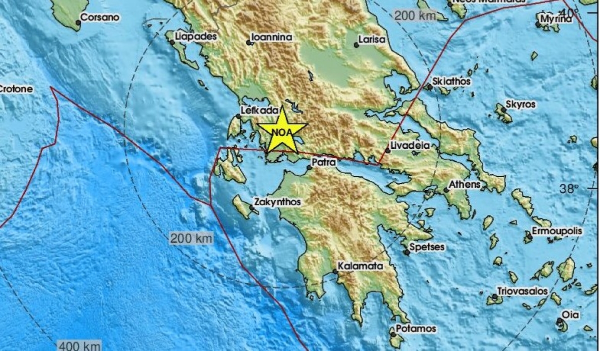 Σεισμός με επίκεντρο κοντά στο Αγρίνιο