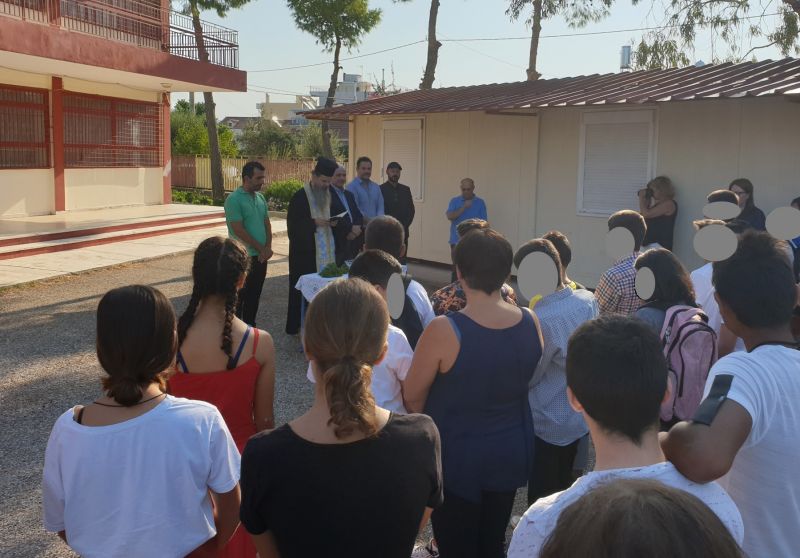 Στη τελετή του Αγιασμού στο Ειδικό Επαγγελματικό Γυμνάσιο – Λύκειο Μεσολογγίου ο Δήμαρχος Κώστας Λύρος