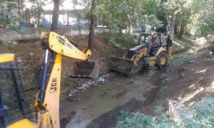 Καθαρισμός ρεμάτων από τον Δήμο Αγρινίου.
