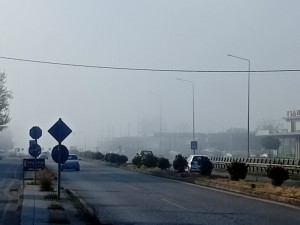 Αγρίνιο: «Τοπίο στην ομίχλη» στην Εθνική Οδό