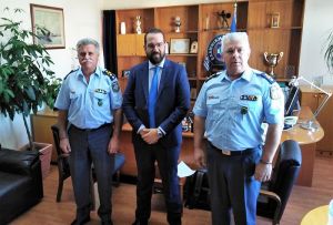 Ο Ν. Φαρμάκης στη Γενική Περιφερειακή Αστυνομική Διεύθυνση Δυτικής Ελλάδας