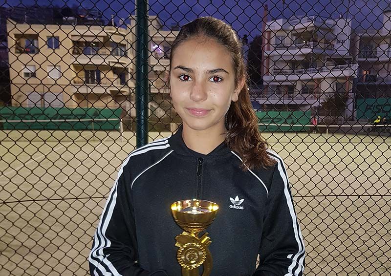 Αγρινιώτισσα κατέκτησε την δεύτερη θέση σε διεθνές τουρνουά τένις στην Καβάλα (φωτο)