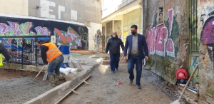 Αγρίνιο: Σε πλήρη εξέλιξη οι εργασίες στην οδό Αντωνοπούλου