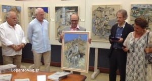 Εγκαίνια για την έκθεση του ιταλού καλλιτέχνη Franco Murer στο Δημαρχείο Ναυπακτίας (φωτο)