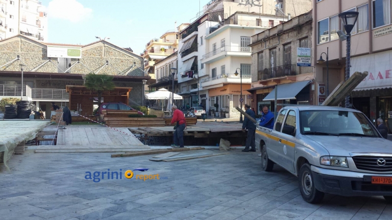 Αγρίνιο: Προετοιμασίες για τις γιορτές