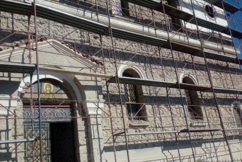 Φυτείες: Εργασίες ανακαίνισης του Ι.Ν. Αγίου Ιωάννη Θεολόγου (φωτο)