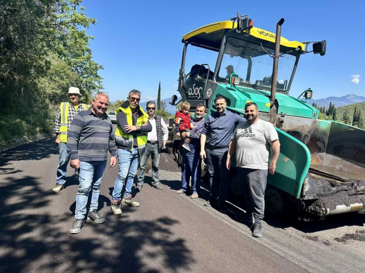 Επίσκεψη Θ. Μαυρομμάτη σε έργα οδοποιίας σε Νεοχώρι και Δουναίικα στην  Π.Ε. Αιτωλοακαρνανίας