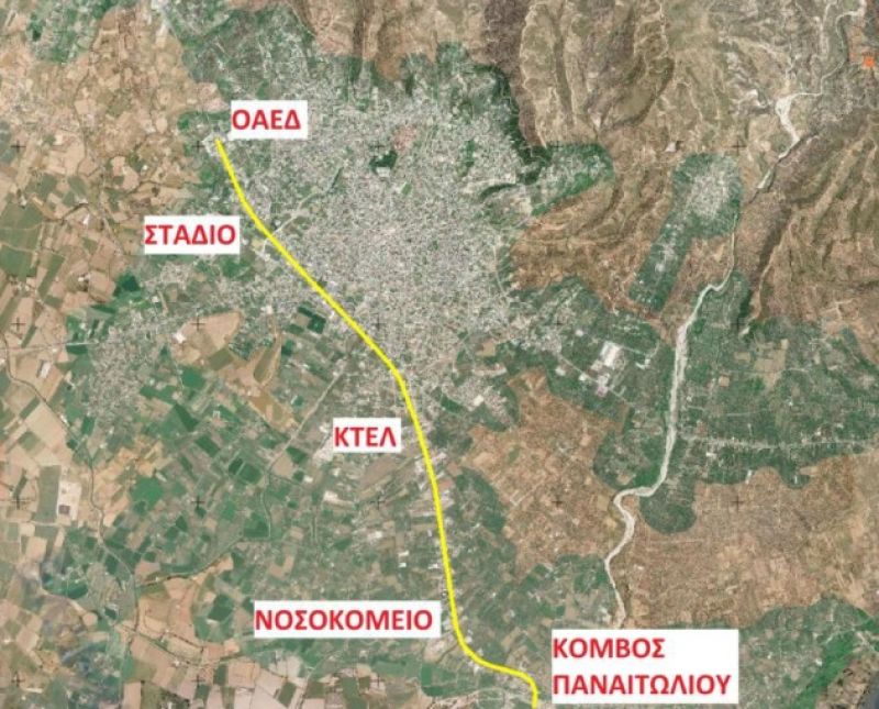 Η πρόταση του ΤΕΕ Αιτωλ/νίας για την άρση της επικινδυνότητας του οδικού άξονα από τον κόμβο Παναιτωλίου έως το κτιριακό συγκρότημα ΚΕΤΕ – ΟΑΕΔ