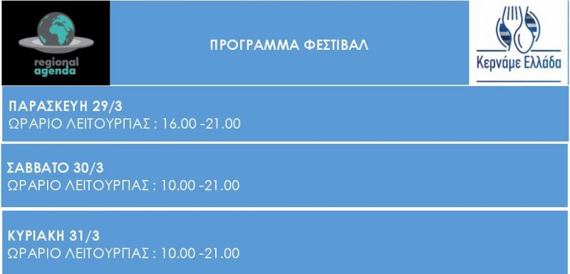 Η Περιφέρεια Δυτικής Ελλάδας στη Γαστρονομική Έκθεση «Regional Agenda» που φιλοξενείται στην Πάτρα