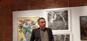 Ο Καινουργιώτης ζωγράφος Απ. Χαντζαράς “μάγεψε” το κοινό της Νέας Υόρκης (βίντεο)