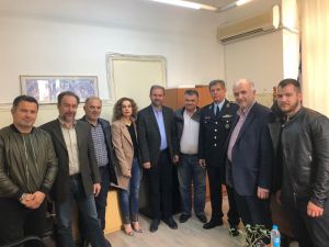 Την Αστυνομική Διεύθυνση Αιτωλίας επισκέφθηκε ο υποψήφιος Δήμαρχος Ι.Π. Μεσολογγίου Κώστας Λύρος