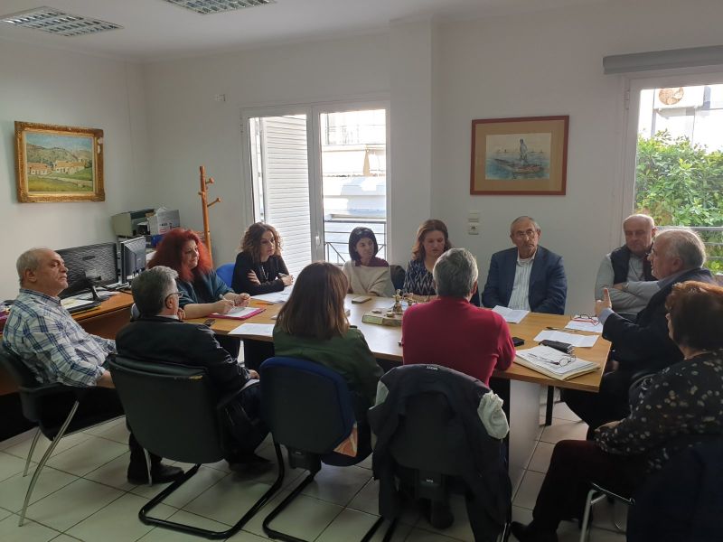 Στην συνεδρίαση του Διοικητικού Συμβουλίου του Πνευματικού Κέντρου ο Δήμαρχος Ι.Π. Μεσολογγίου Κώστας Λύρος