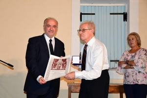 Με το Χρυσό Μετάλλιο αναγνωρίστηκε η προσφορά του Σωτήρη Κωτσόπουλου στο Μεσολόγγι
