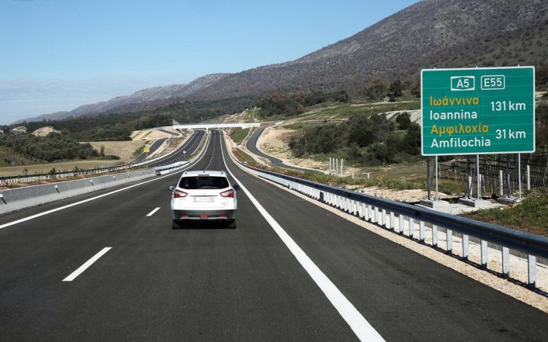 Ιόνια Οδός: Κυκλοφοριακές ρυθμίσεις μακράς διάρκειας στην περιοχή της Αμφιλοχίας