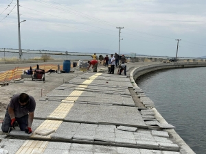 Μεσολόγγι: «Γκαζώνουν» τα έργα στην Τουρλίδα – Εντός του Ιουνίου η ολοκλήρωση του πεζόδρομου